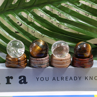 26*13mm Kristallkugelhalter Kristallkugelständer Ausstellungsregal Schmuck-Kristallvitrine
