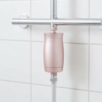 Filtre à eau de douche en alliage d'aluminium et charbon actif, 15 étapes, manuel, pour usage domestique, élimine le chlore