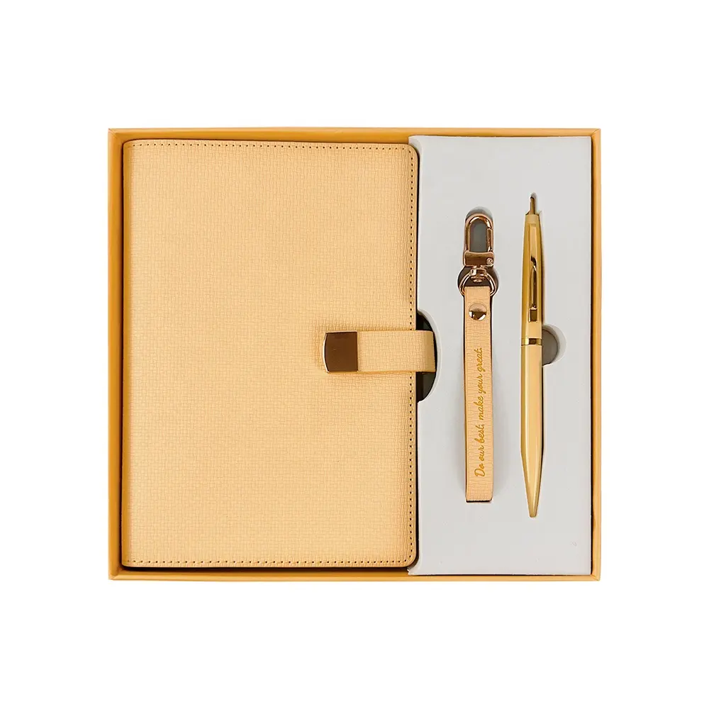 Stylish Mini Custom Pu Leather Loose Leaf Agenda with Pen Set Six Ring Binder Magnetic Buckle A6 Notebook
