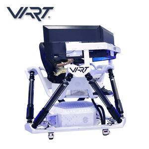 Équipement de parc d'attractions VART Plateforme de mouvement 6DOF VR Driving avec 3 écrans Simulateur de course - Product Image 6