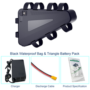 <b>48v</b> 52V 72V 20 30Ah 18650 21700 EBike Downtube <b>Battery</b> Pack 30A BMS for 1000w 1500w Triangle Metal Case Waterproof Lithium - Product Image 4