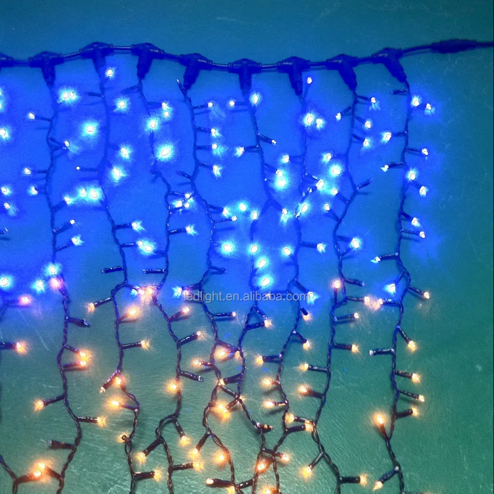 200 Leds Feiertagsbeleuchtung Led-Stringlicht Outdoor Weihnachtsdekorationen Vorhanglichter 10 15 60 230 V 150 W Ufo Led-Glühre CE ROHS