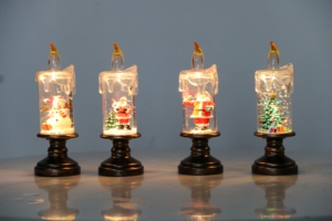 Nouveautés : Bougies LED en plastique blanc chaud 1L, écologiques, lumières décoratives pour table de Noël, lumières pour la décoration de la maison et des fêtes - Product Image 4