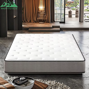 Лидер продаж, гелевая пена с эффектом памяти, натуральный латекс, пружинный матрас, ткань, складная двуспальная односпальная кровать, Популярная оптовая продажа - Product Image 1