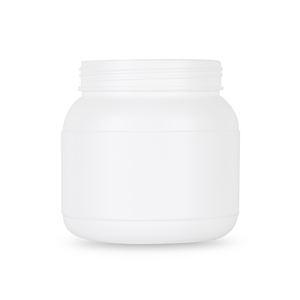 Conteneur de poudre rond en plastique HDPE écologique de 500ml du fabricant de confiance Conteneur de soins de la peau avec logo personnalisé avec fonction vide - Product Image 3