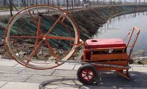 Máquina de tracción de cables, cabrestante Extractor de cables, cabrestante de cables para proyectos eléctricos - Product Image 3