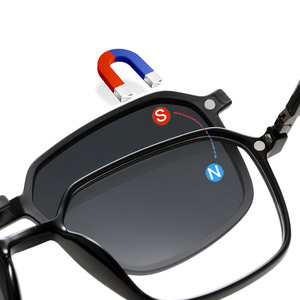 6088 Fashion Business 5 en 1 <span class=keywords><strong>Clip</strong></span> magnético en TR + Metal cuadrado ultraligero <span class=keywords><strong>gafas</strong></span> de sol polarizadas montura de <span class=keywords><strong>gafas</strong></span> <span class=keywords><strong>graduadas</strong></span> - Product Image 5