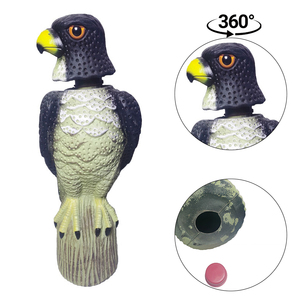 Ahuyentador de Aves Móvil de Plástico para Exteriores Haierc, Señuelo de Búho para Ahuyentar Aves, Herramienta de Control de Plagas para Caza - Product Image 2