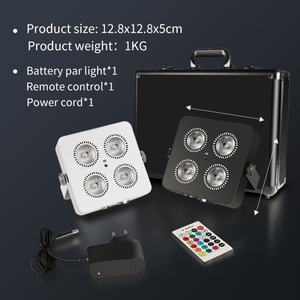AICPOSE - Nuevo Producto a Precio Razonable, Luces LED de Escenario con Batería de 4x18w, Acero Inoxidable, Luz Par 6en1 - Product Image 5