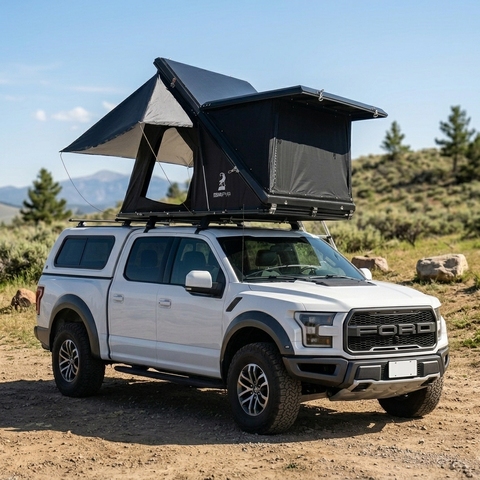 ABS Telescopic Hard Shell Rooftop Tent