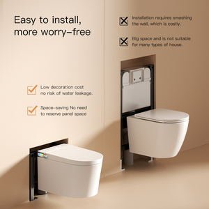 Smart Wall Hung <strong>Toilet</strong> Smart <strong>Bidet</strong>, <strong>Toilet</strong> with Wall Hung <strong>Small</strong> Size Automatic Smart <strong>Toilet</strong> - Product Image 3