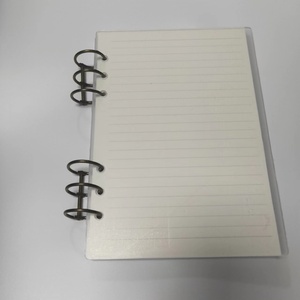 Clear Acrylic Board A5 Size <strong>Blank</strong> Sheets Sized and Punched for 6-Ring A5 <strong>Notebooks</strong> - Product Image 3