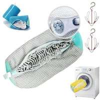 Sacs de lavage pour chaussures en polyester compatibles lave-linge, protection pour chaussures, spécial transfrontalier, l'accessoire de lavage pratique