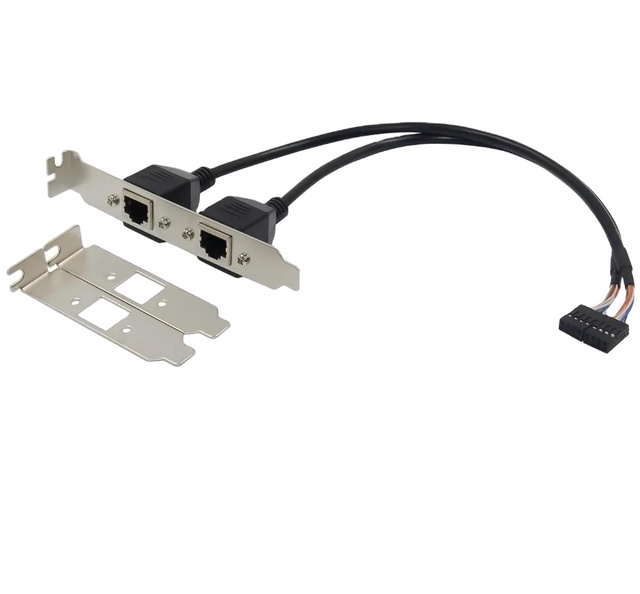 Fervit MINI PCIe 82583V Internal 2-Port Gigabit Ethernet LAN Network Card