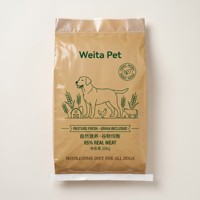 Sacs personnalisés en PP tissé pour aliments pour animaux de compagnie, impression recto-verso, sacs laminés de 20 kg pour une alimentation canine équilibrée