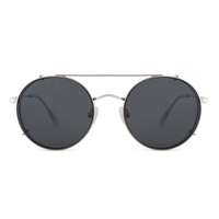Lunettes de soleil vintage steampunk à rabat pour femmes et hommes, monture ovale à double couche, lunettes de soleil à clapet, lunettes de soleil pour hommes, oculos
