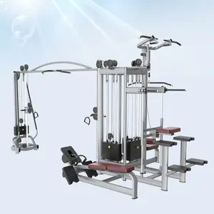 Machine de musculation à câble croisé, équipement d'exercices multiples de Fitness dans la Jungle, 5 étapes