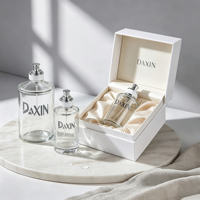 Faible MOQ, Bouteilles de parfum en verre vides de type sertissable, design unique, pour huiles parfumées arabes, 30ml 50ml 100ml, Vente en gros