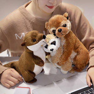 ขายร้อนหายใจตุ๊กตาสัตว์ของเล่น Meerkat นอนนกกระจอกตุ๊กตาของเล่นสําหรับเด็ก - Product Image 3