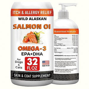 Wholesale OEM/ODM Pet Pure Salmon Oil Supplements <strong>Wild</strong> Alaskan Salmon Oil Immune &amp; Skin and Shiny Coat Support With Omega-3 - Product Image 6
