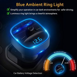 Usine <span class=keywords><strong>T25</strong></span> Bluetooth Sans Fil Modulateur Convertisseur Double Usb Charge Rapide Voiture Kit <span class=keywords><strong>FM</strong></span> Radio Mp3 Lecteur de Musique Voiture <span class=keywords><strong>FM</strong></span> <span class=keywords><strong>Transmetteur</strong></span> - Product Image 4