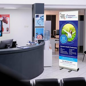 Custom 33x81 retrattile X Banner Stand cartelli portatili e personalizzati con custodia da viaggio-Ready in 1 giorno - Product Image 5