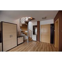 Escalier courbé en fer forgé Prima Interior avec rampe personnalisée en acier inoxydable