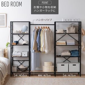 Passing On <b>The</b> <b>Kingdom</b> Industrial Bookcase 3 Tier Ironwood Modular Freestanding Storage Rack For Living Room - Product Image 3