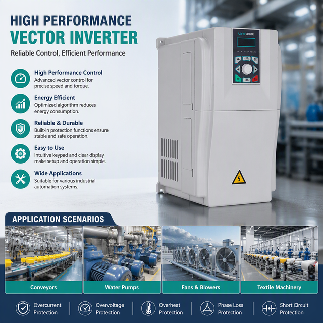 VFD 30hp 380V 400V 415V 480V Frequency Converter 3 Phase 22KW AC Drive 50hz 60hz Variable Frequency Drive for Motor Compressor