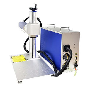 Machine de marquage laser à fibre CNC de bureau à refroidissement par air 20W 30W 50W 60W 100W, graveur laser pour acier inoxydable DXF/PLT/BMP/AI - Product Image 4