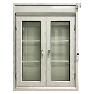 Anti-theft Automatic Roller Shutters Aluminum Swing Window With Electrical