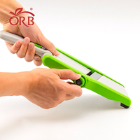 Mandoline à légumes multifonctionnelle en acier inoxydable à lames réglables manuellement pour usage quotidien – Vente en gros
