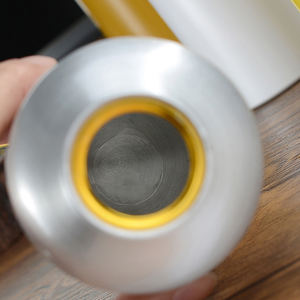 Bouteille d'eau en aluminium personnalisée DD2070, légère, réutilisable, pliable, unisexe, avec mousqueton, anti-fuite, pour équipe, gym, sport - Product Image 5