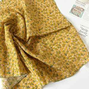 Pañuelo Cuadrado Pequeño de Algodón y Lino de 58x58cm, Estilo Coreano, Estampado Floral, Fresco y Transpirable, Pañuelo para el Cabello - Product Image 3