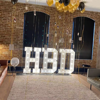 Grande lettre maruqee signe 4ft lettres d'amour géantes chapiteau lettre Led Light Up lumières lettres pour intérieur
