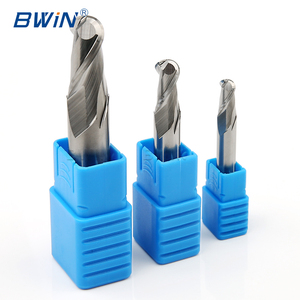 3Mm 10Mm 2 Fluit Cnc Wolfraam Massief Carbide Lange Schacht Platte Bal Neus Spiraal Aluminium Polish Cutter Eindmolen Einde Molen - Product Image 3