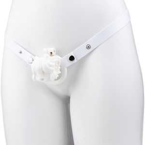 อุปกรณ์รัดอวัยวะเพศชายแบบมีสายรัด FRRK Sexy Cage Strapon พร้อมเข็มขัด อุปกรณ์รักษาพรหมจรรย์สำหรับผู้ชาย ทำจากเรซิ่น ของเล่นทางเพศสำหรับผู้ชาย - Product Image 3