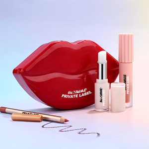 Kit Regalo di San Valentino all'Ingrosso: Cosmetico per la Cura delle Labbra 3 <span class=keywords><strong>in</strong></span> 1 a Forma di Bocca con Lucidalabbra Liquido, Matita per Labbra e Balsamo Labbra - Product Image 4