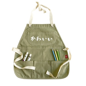 Mini peinture en toile de coton pour enfant, mignon, Chef de cuisine, école, cuisine, <span class=keywords><strong>tablier</strong></span> - Product Image 6