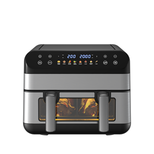 Nouvelle Friteuse à Air Numérique Grande Capacité 10L Sans Huile, Four à Air Chaud et Micro-ondes pour Pizza, Double Panier, Grande Capacité - Product Image 4