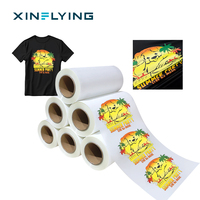 Rollo de Película PET DTF Blanco de 30CM 60CM para Impresión por Transferencia Térmica y Digital en Ropa y Camisetas con Pelado en Frío o Caliente