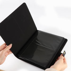 Nero Opaco 2 Tasche A4 DELL'UNITÀ di elaborazione Della Copertura del Cuoio Pulsante <span class=keywords><strong>Album</strong></span> di Foto Del Bambino <span class=keywords><strong>Album</strong></span> di 4*6 Pollici <span class=keywords><strong>Album</strong></span> di Foto - Product Image 3