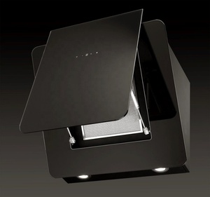 Style allemand noir verre <span class=keywords><strong>inclinée</strong></span> <span class=keywords><strong>Hotte</strong></span> cheminée - Product Image 3