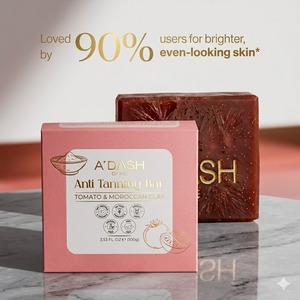สบู่ลดรอยดำ ADash of Me สูตรมะเขือเทศและดินโมร็อกโก ช่วยให้ผิวกระจ่างใส ขจัดสารพิษ และลดรอยดำจากแดด ขนาด 100 กรัม - Product Image 2