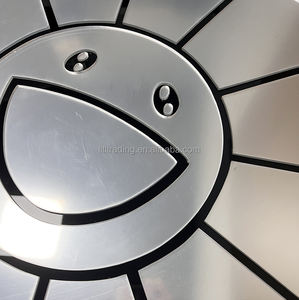 สติก<span class=keywords><strong>เก</strong></span>อร์ติดผนังกระจกอะคริลิคตัดด้วยเลเซอร์สีเงินรูป3D ดอกไม้นกฮูกกระต่ายกระจกอะคริลิคขนาดใหญ่ - Product Image 6