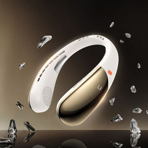 Mini <span class=keywords><strong>ventilateur</strong></span> portatif de cou sans lame rechargeable par USB le plus vendu <span class=keywords><strong>ventilateur</strong></span> suspendu de réfrigération personnelle pour l'usage de voiture - Product Image 1