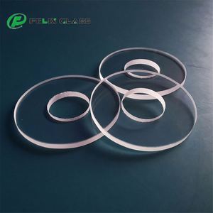 กระจกแก้วออปติคอล FELIX BK7/ฟิวด์ซิลิกา/CaF2/แซฟไฟร์ แบบเจาะรู กระจกแบน/แผ่นกระจก/กระจกหน้าต่าง มีรู - Product Image 5