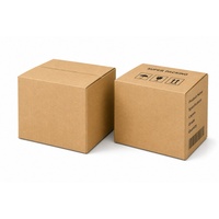 Boîte en carton ondulé réutilisable écologique, boîte en carton ondulé à fentes personnalisées, boîte d'expédition, emballages en gros, résistant aux UV