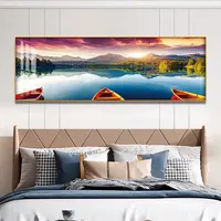 Bestseller Kristall klare HD UV-beständige Landschaft Leinwand Malerei Wand kunst Bild Acryl drucke Rahmenlose Acrylmalerei