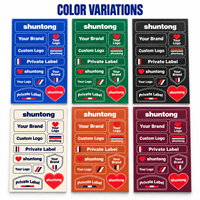 Autocollant adhésif en PVC personnalisé pour les articles de première nécessité, impression couleur, découpe à la forme, brillant, imperméable, autocollant découpé à la forme